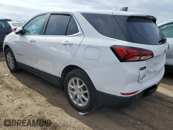 2023 Chevrolet Equinox LT with VIN 3GNAXTEG8PS166168, listed as a Copart auction lot 52939185 with 24,356 mi miles and Non repairable. Bid and sale history available at DreamBid. Image 2.