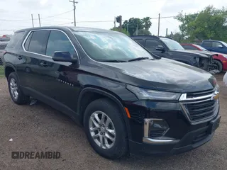 2023 Chevrolet Traverse LS with VIN 1GNERFKW6PJ192035, listed as a IAAI auction lot 42206731 with 12,684 mi miles and . Bid and sale history available at DreamBid. Image 1.