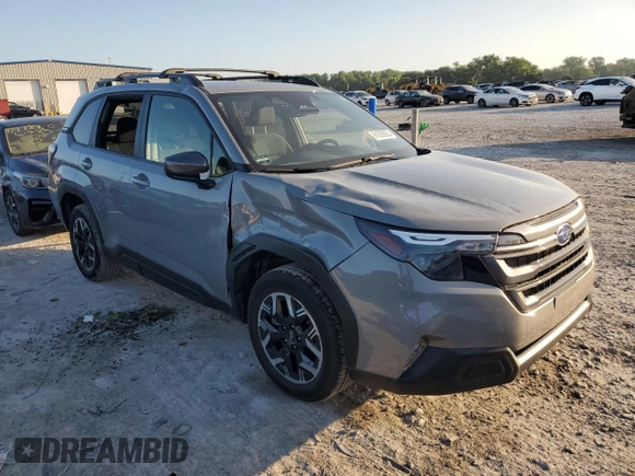 2025 Subaru Forester Premium with VIN JF2SLDBC3SH463710, listed as a Copart auction lot 61829635 with 13,091 mi miles and Salvage title. Bid and sale history available at DreamBid. Image 4.