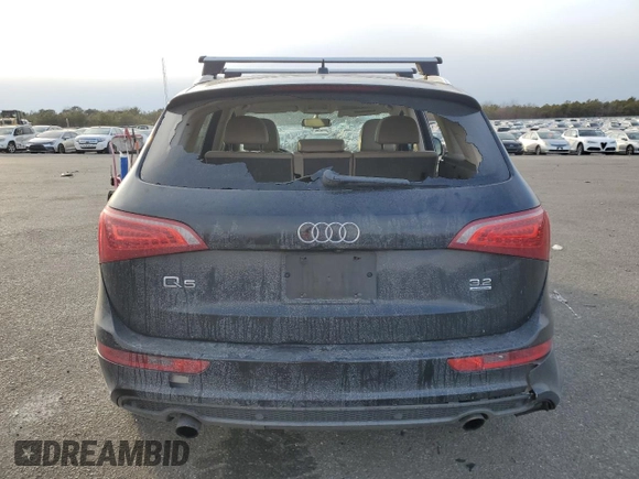 2011 Audi Q5 Prestige with VIN WA1WKAFP6BA009887, listed as a Copart auction lot 88650505 with 156,987 mi miles and Salvage title. Bid and sale history available at DreamBid. Image 6.