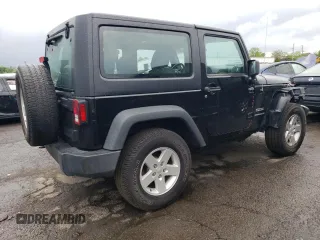 2017 Jeep Wrangler Sport с VIN 1C4GJWAG1HL735042, выставлен на аукционе Copart как лот 56459035 с пробегом 82 120 миль миль и Списание • Salvage title. История ставок и продаж доступна на DreamBid. Изображение 3.