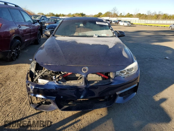 2015 BMW 4 Series 435i with VIN WBA4B1C51FG241555, listed as a Copart auction lot 82226744 with 94,350 mi miles and Salvage Title. Bid and sale history available at DreamBid. Image 5.