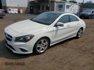 2016 Mercedes-Benz CLA 250 z VIN WDDSJ4GB5GN394201, wystawiony jako Copart lot #59916925 z przebiegiem 135 253 mil mil oraz Czysty tytuł • Clean title. Historia ofert i sprzedaży dostępna na DreamBid. Obrazek 1.