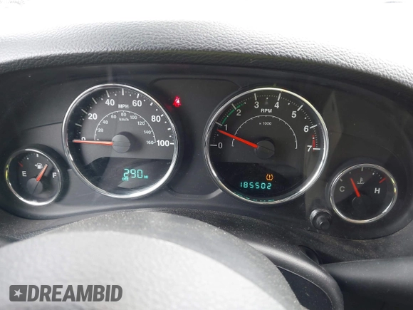 2013 Jeep Wrangler Sport with VIN 1C4AJWAG2DL505655, listed as a IAAI auction lot 42557213 with 185,502 mi miles and . Bid and sale history available at DreamBid. Image 7.