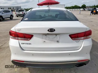 2018 Kia Optima LX with VIN 5XXGT4L33JG255308, listed as a Copart auction lot 56335145 with 101,674 mi miles and Salvage title. Bid and sale history available at DreamBid. Image 6.