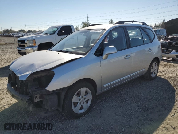 2009 Kia Rondo LX Base with VIN KNAFG528097261085, listed as a Copart auction lot 73094904 with 95,287 mi miles and Salvage Title. Bid and sale history available at carsss.com. Image 1.