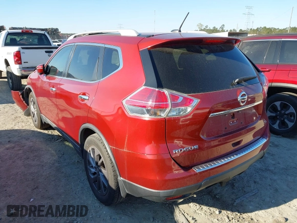 2016 Nissan Rogue SL with VIN 5N1AT2MTXGC866420, listed as a IAAI auction lot 41868507 with 151,218 mi miles. Bid and sale history available at carsss.com. Image 3.