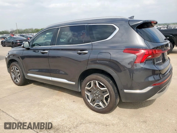2021 Hyundai Santa Fe Limited with VIN 5NMS4DAL2MH343332, listed as a Copart auction lot 50752055 with 91,219 mi miles and Salvage Title. Bid and sale history available at carsss.com. Image 2.