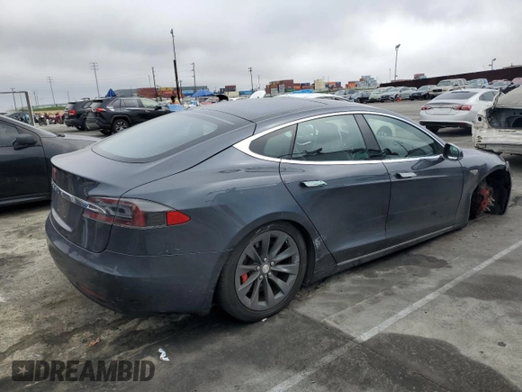 2016 Tesla Model S 90D with VIN 5YJSA1E44GF152673, listed as a Copart auction lot 50995495 with 69,439 mi miles and Salvage Title. Bid and sale history available at DreamBid. Image 3.