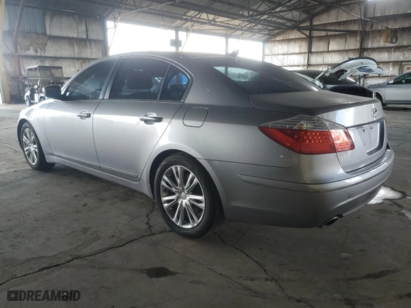 2009 Hyundai Genesis with VIN KMHGC46F19U038086, listed as a Copart auction lot 50217425 with 146,395 mi miles and Salvage Title. Bid and sale history available at carsss.com. Image 2.