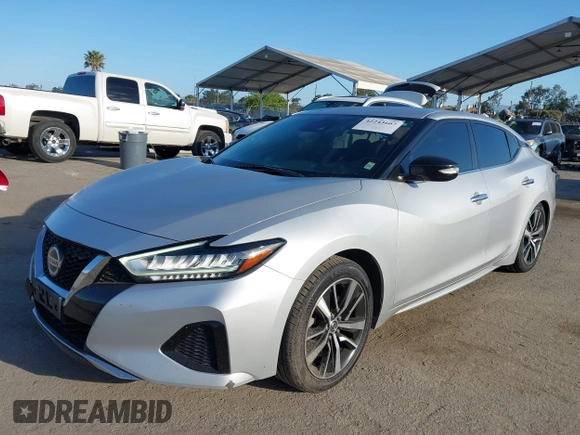 2021 Nissan Maxima SV with VIN 1N4AA6CV7MC512294, listed as a IAAI auction lot 42243607 with 87,803 mi miles and . Bid and sale history available at DreamBid. Image 17.
