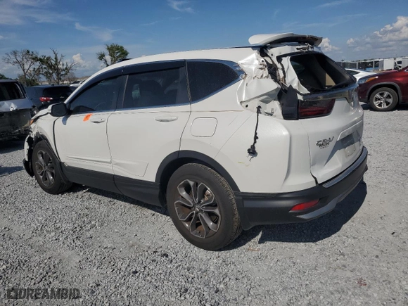 2021 Honda CR-V EX-L with VIN 5J6RW1H8XMA000961, listed as a Copart auction lot 51565925 with 19,592 mi miles and Non Repairable. Bid and sale history available at carsss.com. Image 2.