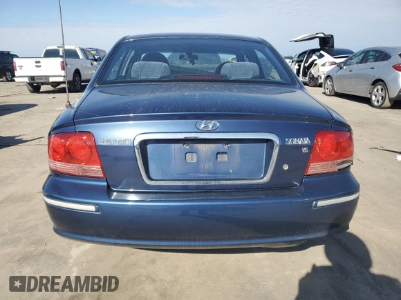 2003 Hyundai Sonata GLS with VIN KMHWF35H43A884186, listed as a Copart auction lot 84385254 with 82,160 mi miles and Salvage Title. Bid and sale history available at carsss.com. Image 6.
