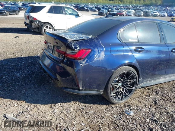2023 BMW M3 Competition xDrive with VIN WBS43AY07PFP72790, listed as a IAAI auction lot 40524182 with 1,699 mi miles and . Bid and sale history available at DreamBid. Image 20.