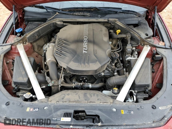 2019 Genesis G70 3.3T Advanced with VIN KMTG34LEXKU021830, listed as a Copart auction lot 85062154 with 81,475 mi miles and Salvage Title. Bid and sale history available at carsss.com. Image 12.