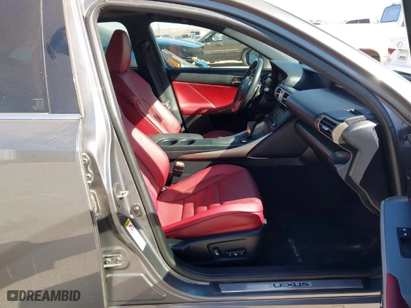 2015 Lexus IS 350 with VIN JTHBE1D21F5019906, listed as a IAAI auction lot 41484147 with 84,249 mi miles. Bid and sale history available at carsss.com. Image 5.