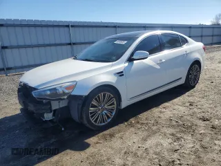 2015 Kia Cadenza Premium with VIN KNALN4D74F5192626, listed as a Copart auction lot 44785085 with 82,313 mi miles and Salvage Title. Bid and sale history available at carsss.com. Image 1.