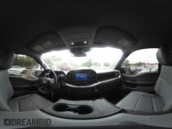 2022 Ford F-150 XL with VIN 1FTMF1CB1NKE51677, listed as a IAAI auction lot 42178807 with 8,260 mi miles and . Bid and sale history available at DreamBid. Image 18.