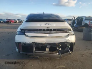 2023 Hyundai IONIQ 6 Limited with VIN KMHM54AA7PA052100, listed as a Copart auction lot 86686244 with 16,232 mi miles and Salvage Title. Bid and sale history available at carsss.com. Image 6.