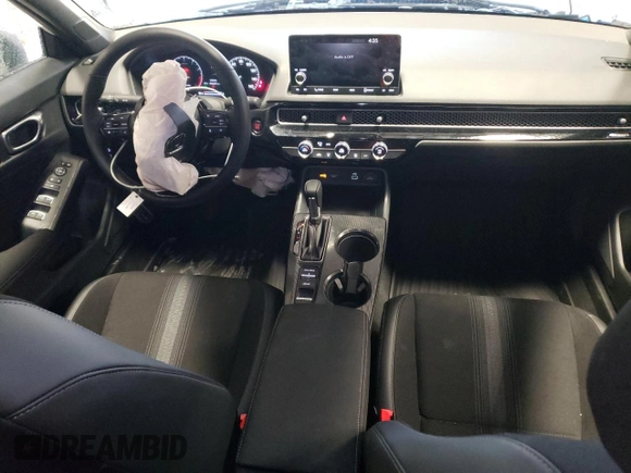 2023 Honda Civic Sport with VIN 19XFL2H80PE019334, listed as a Copart auction lot 77380663 with 3,229 mi miles and Salvage Title. Bid and sale history available at DreamBid. Image 8.