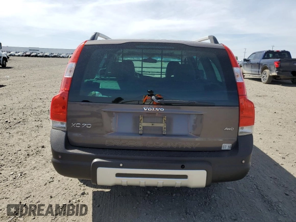 2006 Volvo XC70 with VIN YV4SZ592961241474, listed as a Copart auction lot 52994265 with 167,853 mi miles and Salvage Title. Bid and sale history available at carsss.com. Image 6.