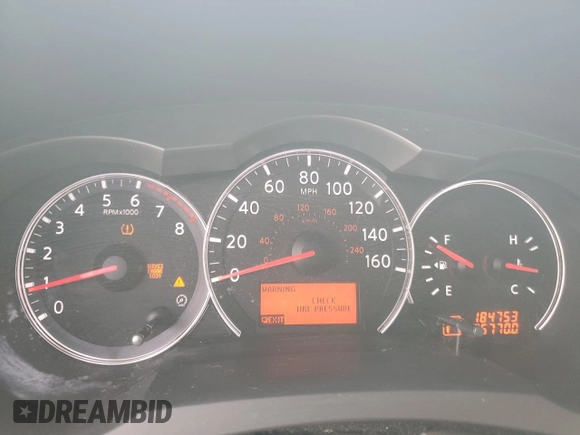2011 Nissan Altima S with VIN 1N4AL2APXBC171235, listed as a Copart auction lot 62347125 with 184,753 mi miles and Salvage title. Bid and sale history available at DreamBid. Image 9.