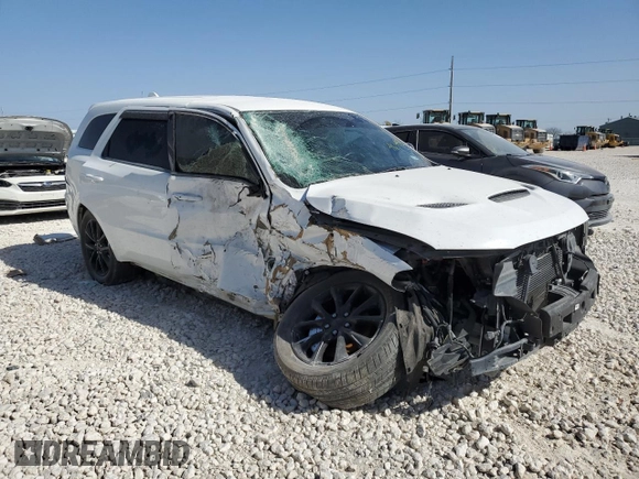 2018 Dodge Durango GT with VIN 1C4RDHDG6JC413803, listed as a Copart auction lot 49634955 with 114,181 mi miles and Salvage title. Bid and sale history available at DreamBid. Image 4.