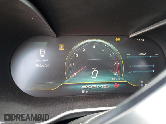 2019 Mercedes-Benz C 43 AMG with VIN 55SWF6EB4KU287626, listed as a Copart auction lot 53647985 with Not provided miles and Salvage title. Bid and sale history available at DreamBid. Image 9.