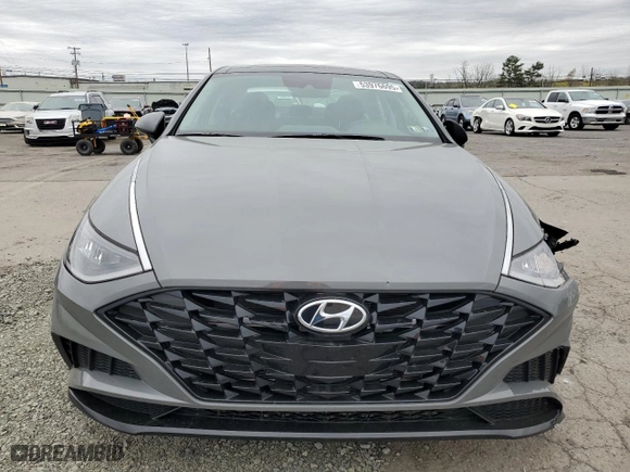 2022 Hyundai Sonata SEL with VIN KMHL14JA2NA209651, listed as a Copart auction lot 53976695 with 23,275 mi miles and Salvage Title. Bid and sale history available at carsss.com. Image 5.
