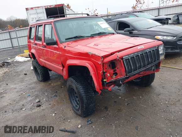 1996 Jeep Cherokee Sport with VIN 1J4FJ68S6TL299152, listed as a IAAI auction lot 41004736 with 277,819 mi miles. Bid and sale history available at carsss.com. Image 1.