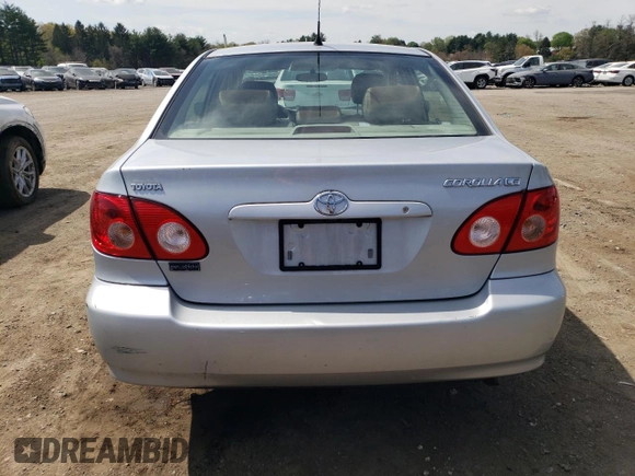 2006 Toyota Corolla CE with VIN 2T1BR30EX6C663148, listed as a Copart auction lot 54101895 with 103,247 mi miles and Salvage Title. Bid and sale history available at DreamBid. Image 6.