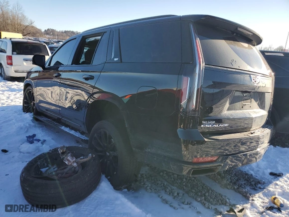 2022 Cadillac Escalade Sport Platinum with VIN 1GYS4GKL0NR176721, listed as a Copart auction lot 87170254 with 54,973 mi miles and Salvage Title. Bid and sale history available at carsss.com. Image 2.