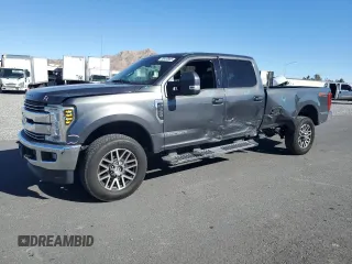 2018 Ford F-350 XL with VIN 1FT8W3BT0JEB82751, listed as a Copart auction lot 50410985 with 145,459 mi miles and Salvage Title. Bid and sale history available at DreamBid. Image 1.