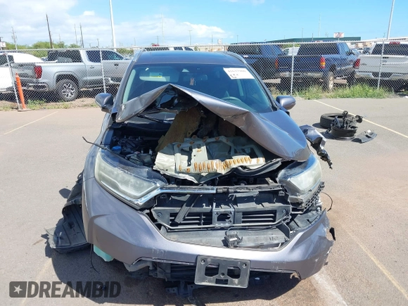 2018 Honda CR-V Touring with VIN 7FARW1H90JE030766, listed as a IAAI auction lot 41637900 with Not Provided miles and . Bid and sale history available at DreamBid. Image 12.