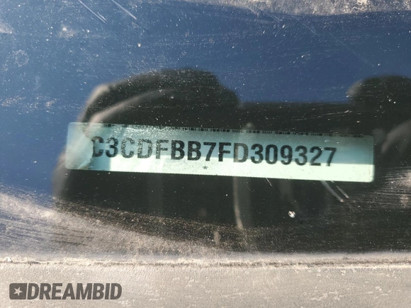 2015 Dodge Dart SXT with VIN 1C3CDFBB7FD309327, listed as a Copart auction lot 46782915 with 150,420 mi miles and Salvage Title. Bid and sale history available at carsss.com. Image 13.