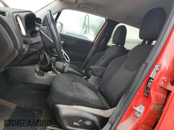 2017 Jeep Renegade Altitude z VIN ZACCJBBB5HPF36291, wystawiony jako Copart lot #51843185 z przebiegiem 53 200 mil mil oraz Szkoda całkowita • Salvage title. Historia ofert i sprzedaży dostępna na DreamBid. Obrazek 7.