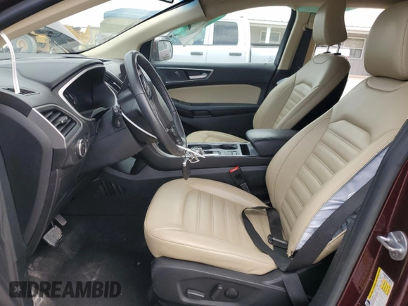2021 Ford Edge SEL with VIN 2FMPK4J9XMBA02206, listed as a Copart auction lot 49513785 with 91,666 mi miles and Salvage Title. Bid and sale history available at carsss.com. Image 7.