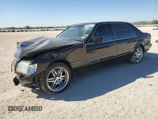 1997 Mercedes-Benz S-Class with VIN WDBGA33G1VA334155, listed as a Copart auction lot 50095305 with 227,139 mi miles and Salvage Title. Bid and sale history available at carsss.com. Image 1.