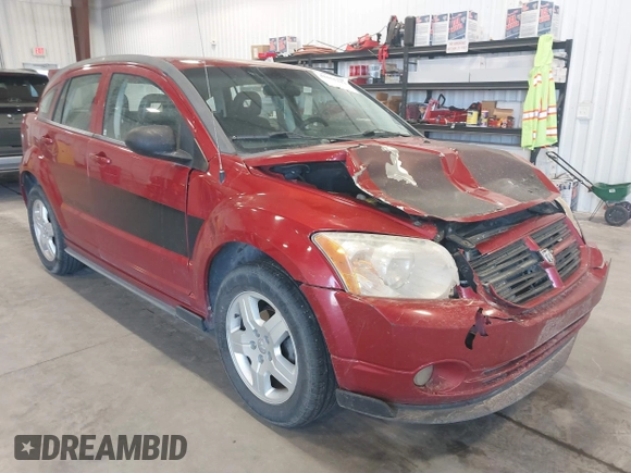 2009 Dodge Caliber SXT with VIN 1B3HB48A79D108706, listed as a IAAI auction lot 41555213 with 159,577 mi miles and . Bid and sale history available at DreamBid. Image 1.