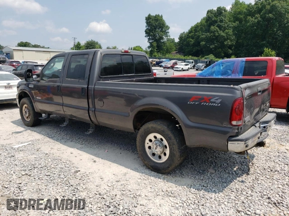 2005 Ford F-250 XL with VIN 1FTSW21P55EA70134, listed as a Copart auction lot 59509155 with 210,758 mi miles and Salvage title. Bid and sale history available at DreamBid. Image 2.