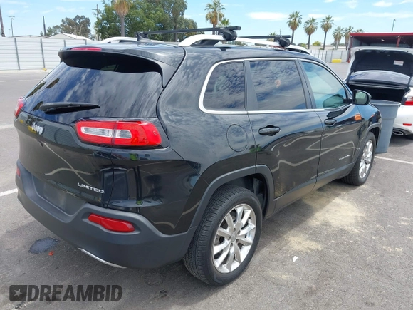 2014 Jeep Cherokee Limited z VIN 1C4PJLDB9EW162416, wystawiony jako IAAI lot #42779797 z przebiegiem 158 581 mil mil oraz . Historia ofert i sprzedaży dostępna na DreamBid. Obrazek 4.
