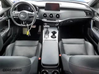 2019 Kia Stinger GT1 with VIN KNAE45LC7K6053028, listed as a Copart auction lot 59535094 with 44,790 mi miles and Salvage Title. Bid and sale history available at carsss.com. Image 8.