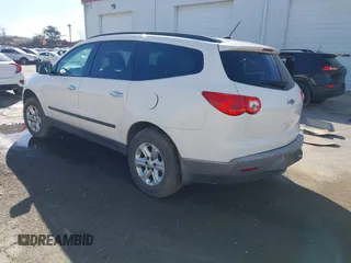 2012 Chevrolet Traverse LS with VIN 1GNKRFEDXCJ401428, listed as a IAAI auction lot 41801656 with 141,242 mi miles and . Bid and sale history available at DreamBid. Image 3.