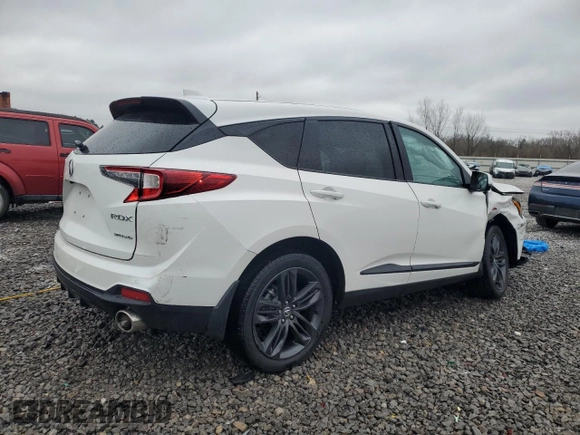2024 Acura RDX w/A-Spec Package with VIN 5J8TC2H66RL035762, listed as a Copart auction lot 45744885 with 2,639 mi miles and Salvage title. Bid and sale history available at DreamBid. Image 3.