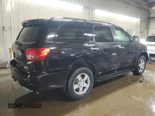 2008 Toyota Sequoia Limited with VIN 5TDBY68A48S015739, listed as a Copart auction lot 50058025 with 220,942 mi miles and Salvage Title. Bid and sale history available at DreamBid. Image 3.