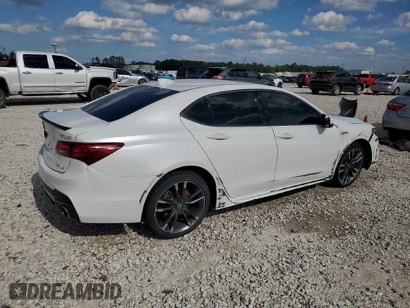 2019 Acura TLX w/A-Spec Pkg with VIN 19UUB3F61KA002301, listed as a Copart auction lot 56480095 with 50,350 mi miles and Clean title. Bid and sale history available at DreamBid. Image 3.
