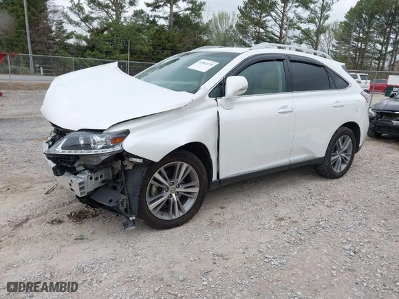 2015 Lexus RX 350 with VIN 2T2ZK1BA7FC180259, listed as a IAAI auction lot 41802120 with 170,553 mi miles. Bid and sale history available at carsss.com. Image 2.