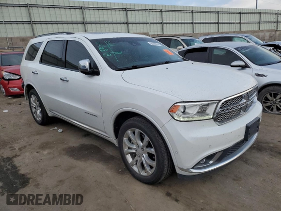 2018 Dodge Durango Citadel with VIN 1C4RDJEG6JC176929, listed as a Copart auction lot 85669654 with 78,373 mi miles and Salvage title. Bid and sale history available at DreamBid. Image 4.