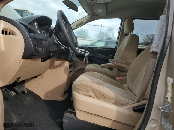 2015 Dodge Grand Caravan American Value Pkg with VIN 2C4RDGBG7FR605842, listed as a Copart auction lot 49700775 with 195,116 mi miles and Salvage Title. Bid and sale history available at carsss.com. Image 7.