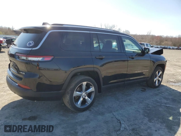 2021 Jeep Grand Cherokee Limited with VIN 1C4RJKBG8M8133283, listed as a Copart auction lot 52646695 with 30,442 mi miles and Salvage Title. Bid and sale history available at DreamBid. Image 3.